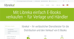 Desktop Screenshot of info.libreka.de