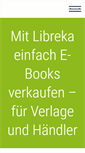 Mobile Screenshot of info.libreka.de
